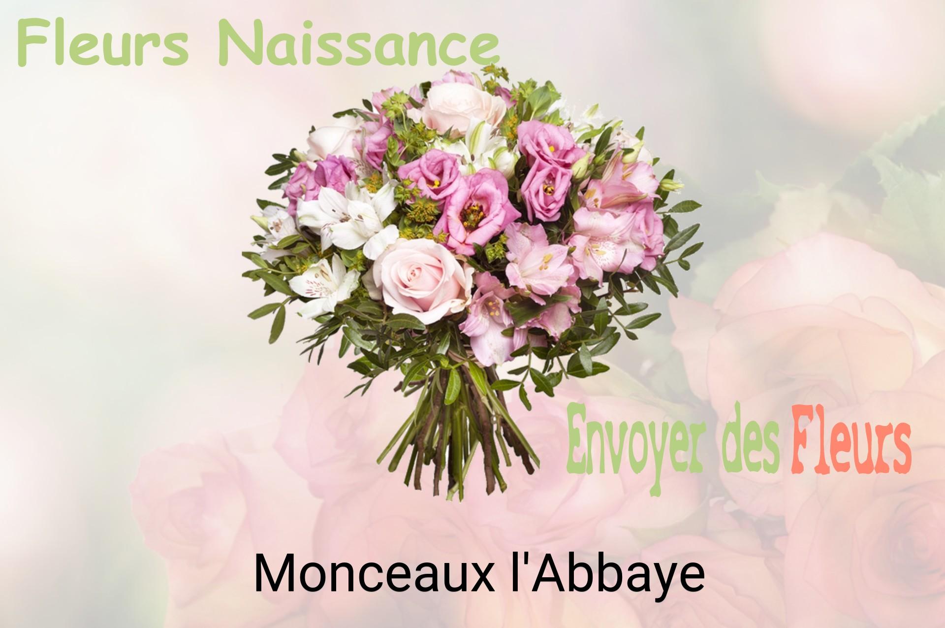 Bouquet de fleurs de naissance livré à Monceaux-l'Abbaye